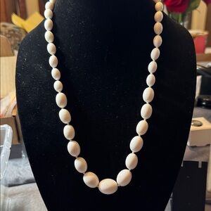 Monet Cream Beaded Necklace